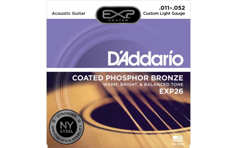 D'ADDARIO EXP26  - струны для акустической гитары
